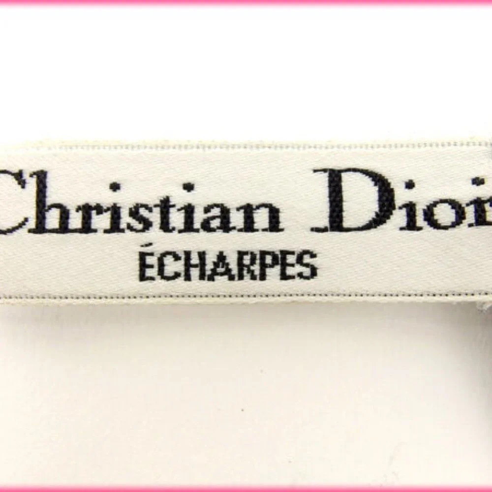 Authentic Dior scarf Blue Black Woman